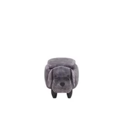 Beliani Dierenhocker DOGGY - Grijs Fluweel -Bankstoel Winkel c8d1aa68f8284d478cf01ae6eef2b469