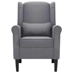 VidaXL Fauteuil Stof Donkergrijs Armstoel Stoel Fauteuils Leunstoel Zitstoel -Bankstoel Winkel cec328a01c9343539585686239a64738