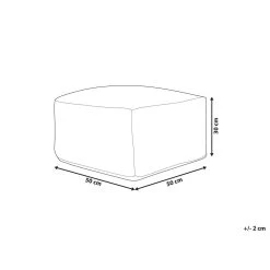 Beliani Poef GOPI - Groen Jute -Bankstoel Winkel d91c6fa248d147c498b23541dbf88288