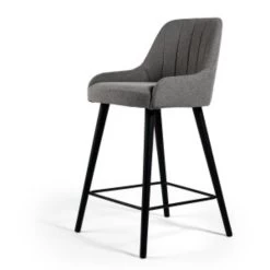 Hoyz Collection - Barkruk B311 Grijs - 52x50x93,5 -Bankstoel Winkel dcbbf3bde88843d3a5955cc026e2aab1