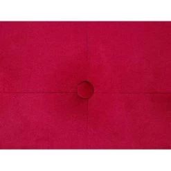 Beliani Poef TAMPA - Rood Fluweel -Bankstoel Winkel e0f61f04df0648f98681c6b88ca2bf87