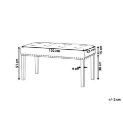 Beliani Hocker YORKTON - Grijs Fluweel -Bankstoel Winkel e29d5bc3888e4c8fb1d6a742792551d5 1