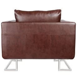 VidaXL Fauteuil Met Verchroomde Poten Kubus Kunstleer Bruin 6 VidaXL Fauteuil Met Verchroomde Poten Kubus Kunstleer Bruin -Bankstoel Winkel e2ef8f12a3744f7e8a5d4c134c0b86bb