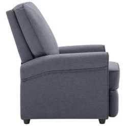 VidaXL Televisiefauteuil Stof Donkergrijs Fauteuil Tv-Stoel Leunstoel Zetel -Bankstoel Winkel ea09c27aa9ac4749bda43240826fcbb4