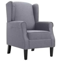 VidaXL Fauteuil Stof Donkergrijs Armstoel Stoel Fauteuils Leunstoel Zitstoel -Bankstoel Winkel ee3607dd0b884383bab57eab8038dea1