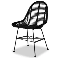 VidaXL Eetkamerstoelen 2 St Natuurlijk Rattan Zwart 6 VidaXL Eetkamerstoelen 2 St Natuurlijk Rattan Zwart -Bankstoel Winkel f157fbf1954a4991883a32f4cb762a46