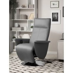 Beliani TV-fauteuil PRIME - Grijs Kunstleer 7 Beliani TV-fauteuil PRIME - Grijs Kunstleer -Bankstoel Winkel f51407b72d1c43db8609edaa081dbdef