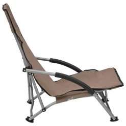 VidaXL Strandstoelen 2 St Inklapbaar Stof Taupe 6 VidaXL Strandstoelen 2 St Inklapbaar Stof Taupe -Bankstoel Winkel f5e844f740ba4d8486b6b53d25c421cd