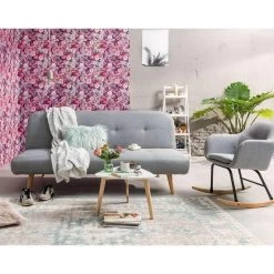 Schommelstoel Anada - Stof - Lichtgrijs -Bankstoel Winkel sf 81004352 9052